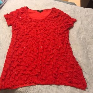 Elementz red blouse